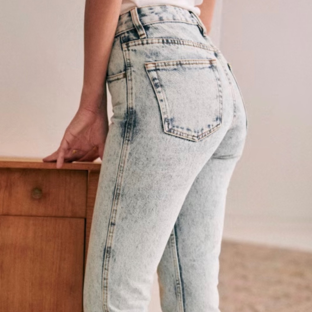 Sezane Brut Sexy Edge Blue Tall New WO Tags